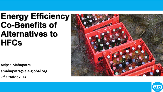 HFC代替品のエネルギー効率の相乗効果